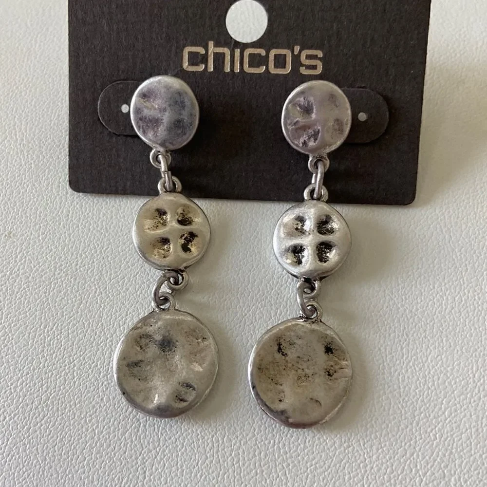 Chico’s Silver Brass color NWT